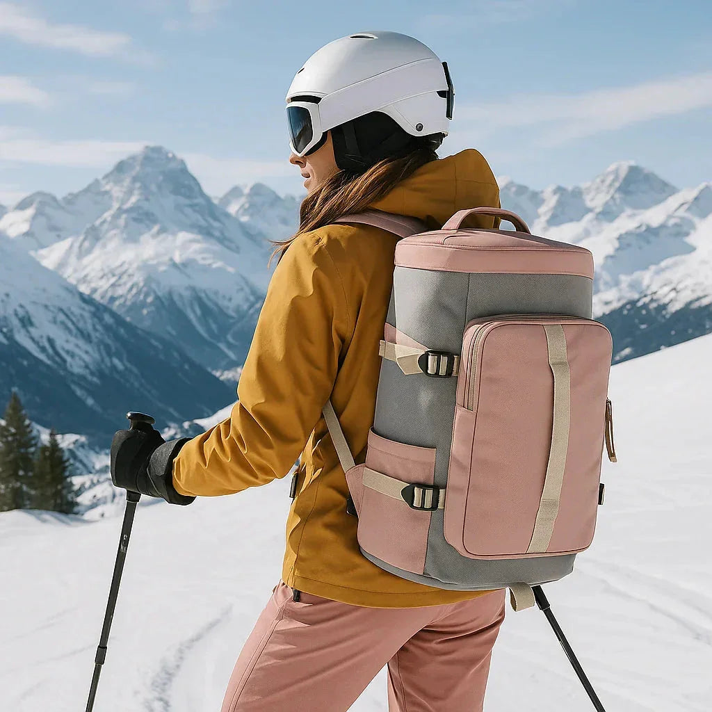 Sac de sport femme Lumera rangement chic ski, Balolo, sac à dos rose neige montagne
