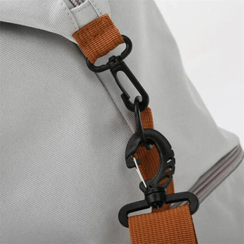 Sac voyage AeroFlex™ grand volume en tissu Oxford déperlant, sac de sport et voyage cabine avec compartiment chaussures et séparation sec humide, idéal déplacements professionnels et week-ends
