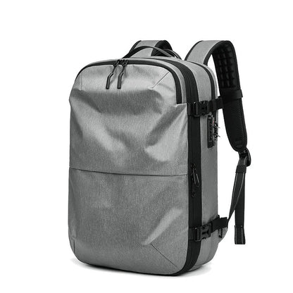 Sac à dos compression sous vide aero sac gris clair, rangement voyage cabine pratique