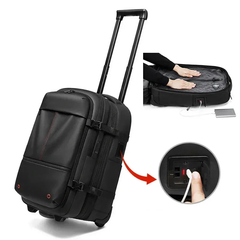 Sac voyage compression sous vide  VacuRoll RangementChic elegant pratique