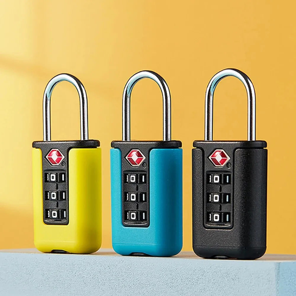 Cadenas TSA disponibles en plusieurs couleurs pour valise et bagage