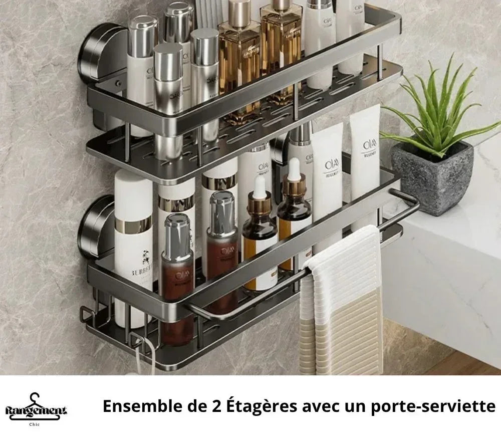 Pour optimiser le rangement dans les pièces d'eau, l'étagère murale cuisine et l'étagère salle de bain s'imposent comme des solutions gain de place indispensables. Vous cherchez une étagère murale design pour apporter une touche moderne, ou peut-être une étagère murale en bambou pour une ambiance naturelle et chaleureuse ? Que ce soit pour une étagère murale salle de bain suspendue au-dessus du lavabo ou une étagère murale cuisine angle pour exploiter un espace perdu, les possibilités sont nombreuses. Pense