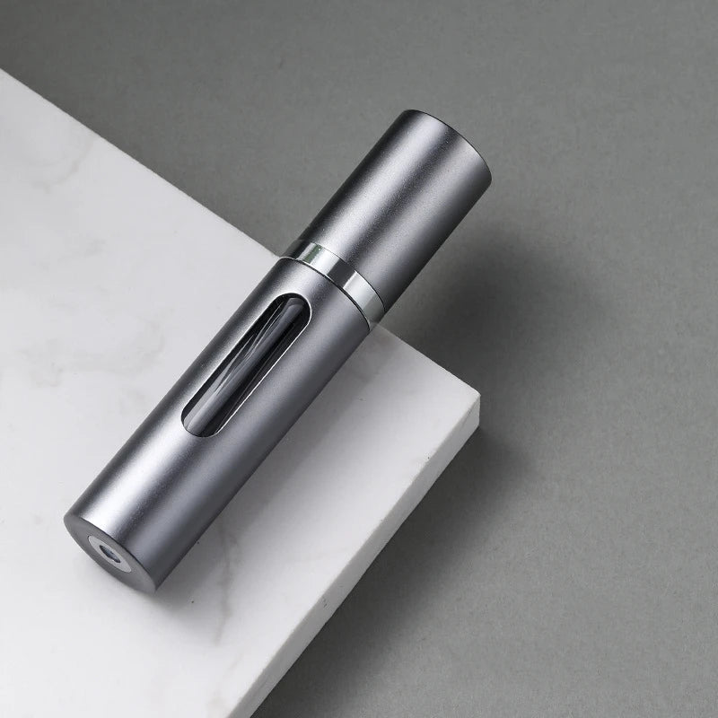 flacon voyage parfum rechargeable en verre 8ml avec pompe spray atomiseur portable conteneur cosmetique vide mini bouteille parfum pour avion et deplacement