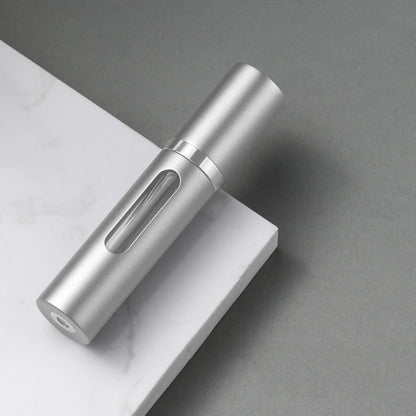flacon voyage parfum rechargeable en verre 8ml avec pompe spray atomiseur portable conteneur cosmetique vide mini bouteille parfum pour avion et deplacement