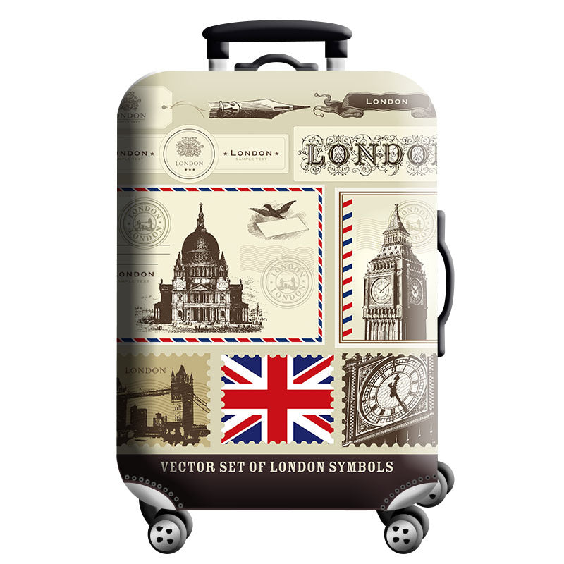 Housse pour valise Cartes Londre Vintage