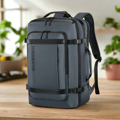 Sac à dos voyage ÉliteVoyage™ polyvalent 35L type valise, ultra-léger, sécurisé et confortable pour déplacements en avion, train ou escapades urbaine