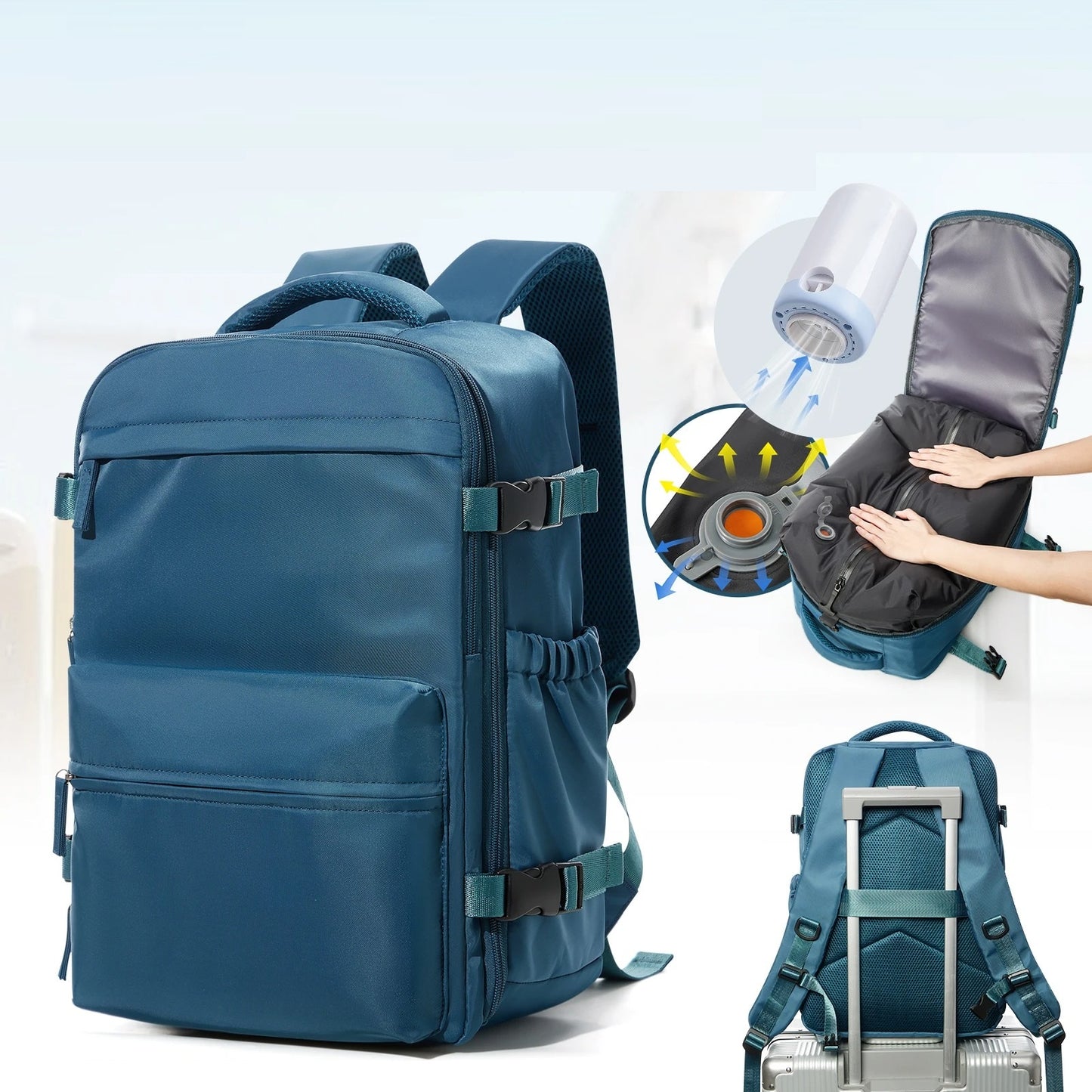 sac a dos voyage, sac a dos compression sous vide, sac a dos de voyage cabine avion, sac a dos voyage ryanair 40x20x25, sac a dos voyage impermeable, sac a dos voyage homme femme, sac a dos voyage grande capacite