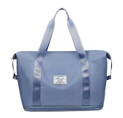 Découvrez le sac de sport femme PowerMove™ allié stylé pour activités quotidiennes actives, idéal comme sac de sport femme ultraléger imperméable en polyester résistant pour salle fitness yoga et natation, ce sac de sport femme multifonction avec compartiment sec et humide évite mélange vêtements mouillés et affaires sèches pour organisation parfaite, parfait pour sac de sport femme tote décontracté grande capacité adaptable week-end improvisé ou voyages courts de la boutique RangementChic, un sac de sport 