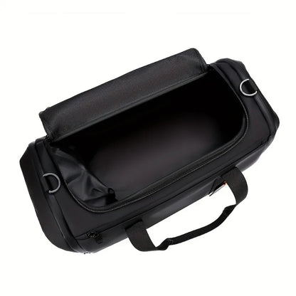 Sac de voyage grande capacité compatible bagage cabine, sac de voyage bagage à main idéal pour avion, sport et week-end, avec compartiment chaussures séparé, rangements intelligents multi-compartiments, sangle trolley pour valise, matériau PU et tissu Oxford durable, sac de voyage souple léger au style casual moderne, finitions soignées et qualité assurée pour homme et femme – Rangement Chic