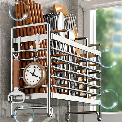 porte-ustensiles de cuisine mural sans perçage, support d’ustensiles de cuisine en acier inoxydable, porte-couverts mural design moderne, organisateur d’ustensiles de cuisine gain de place, porte-ustensiles de cuisine pour petits espaces, support mural de cuisine inox avec crochets, porte-ustensiles mural élégant effet inox, rangement mural pour ustensiles de cuisine compact, support cuisine sans vis ni colle inox, porte-ustensiles cuisine adhésif sans perçage, porte-ustensiles cuisine suspendu design, orga
