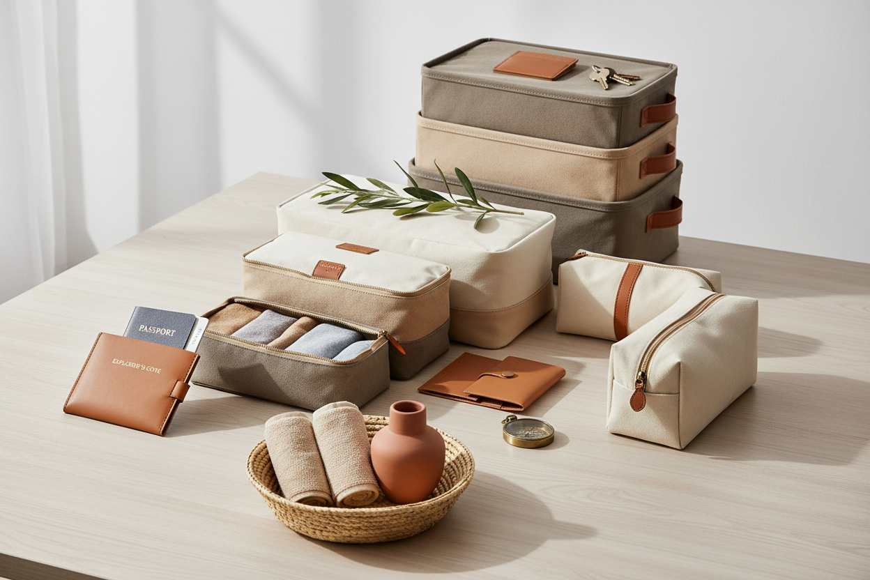 Univers Rangement Chic mettant en avant le gain de place, le design soigné et la qualité des produits de rangement