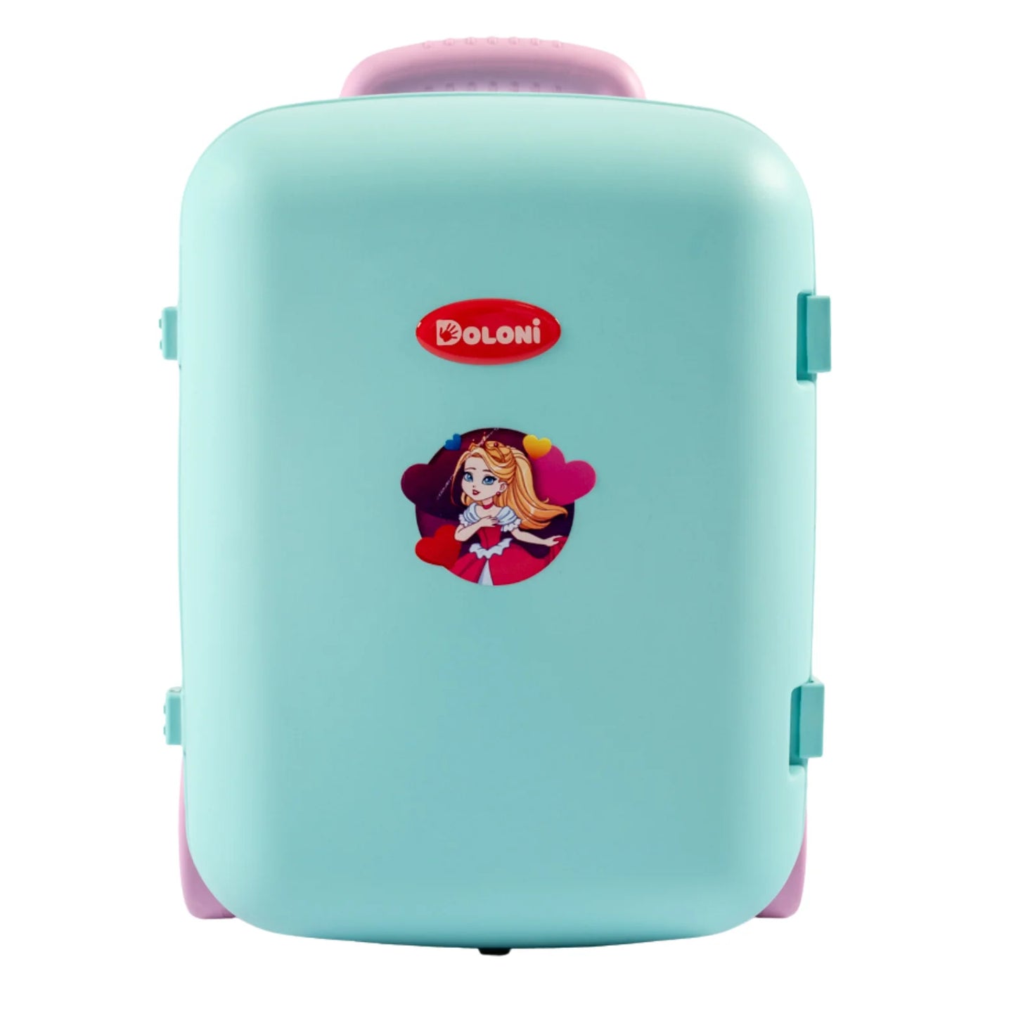 Valise enfant JuniorVoyage™ légère et résistante, valise de voyage pour enfant avec 2 roues solides, poignée ergonomique confortable, design coloré rose menthe, valise enfant certifiée CE EN71, bagage enfant durable anti-rayures, valise enfant pour vacances, week-end, avion et train, valise enfant pratique pour vêtements jouets et livres, valise roulante enfant idéale pour filles et garçons, valise voyage enfant premium ergonomique et sécurisée